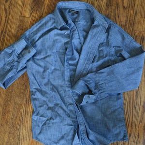 Banana Republic Soft-Wash Chambray / Denim Shirt